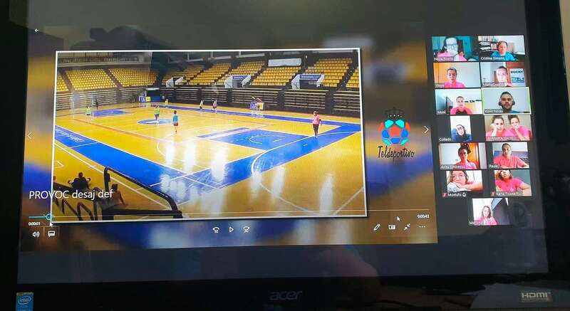 Imagen de la sesión virtual de este lunes / TA